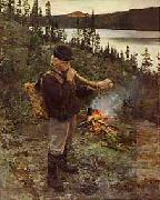Akseli Gallen-Kallela Paimeni oil painting